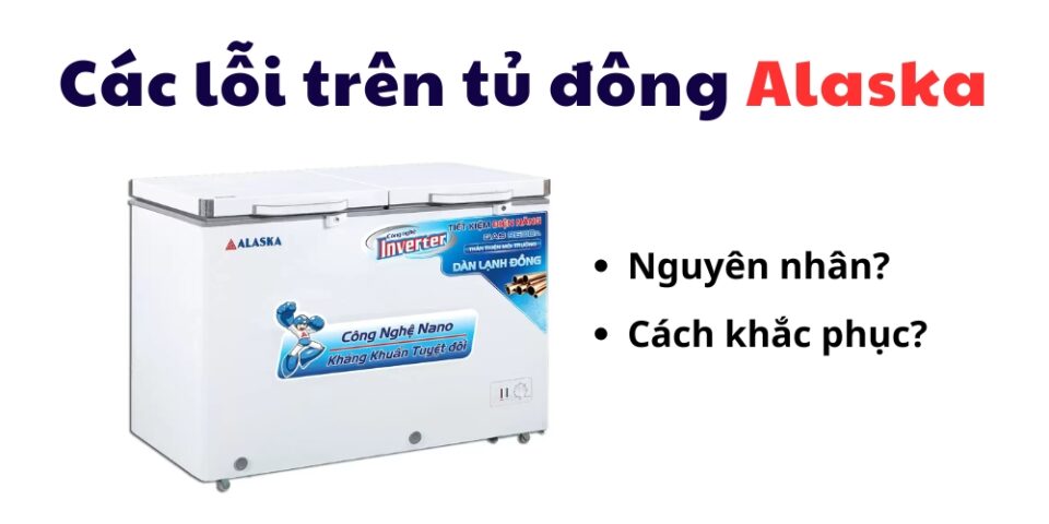 các lỗi thường gặp trên tủ đông alaska