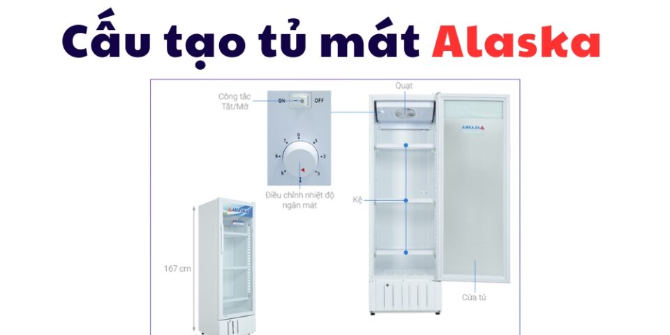 cấu tạo tủ mát Alaska và nguyên lý hoạt động