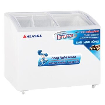 Tủ kem Alaska 2 cửa Inverter 210 Lít KC-210C