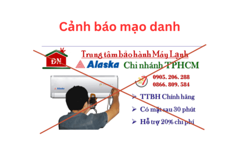 Mạo danh trung tâm bảo hành Alaska