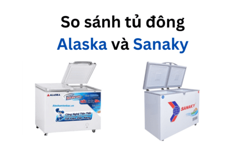 So Sánh Tủ đông Alaska Và Sanaky